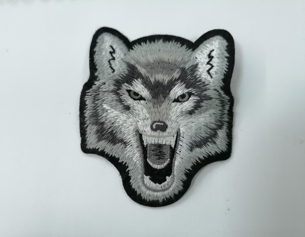 Garment Woven Embroidered Patches For Clothes Heat Transfer Labels
