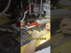 TPU label frekuensi tinggi tahan air tambalan pakaian kustom