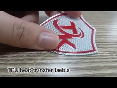 Stiker 3D TPU Silikon Soft Heat Transfer Label Logo Besi Pada Kaos