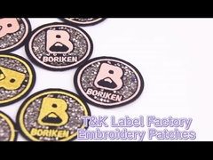 Pakaian Bordir Label Hiu Perpindahan Panas Patch Bisa dicuci Disesuaikan