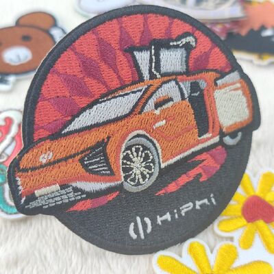 Patch Custom Brodered - Iron-On atau Sew-On, Desain 2D/3D untuk Seragam & Tas