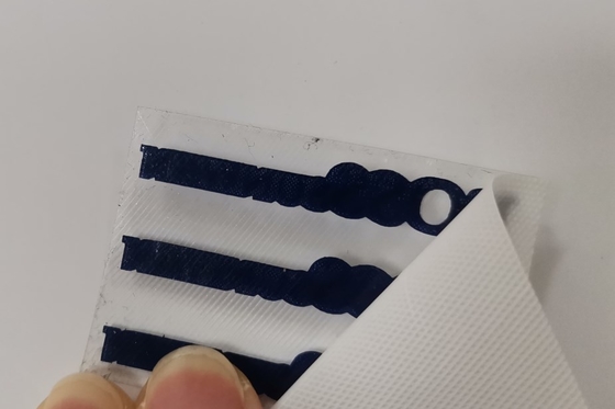 Label Pencetakan 3D Pakaian Silikon, Label Perpindahan Panas Dengan Teknik Embossing