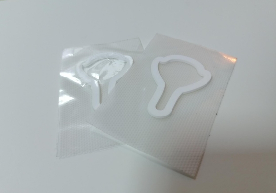 Label Perpindahan Panas Pakaian Karet Plastik 3D Molded Silicone