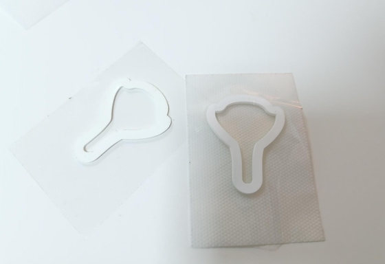 Label Perpindahan Panas Pakaian Karet Plastik 3D Molded Silicone