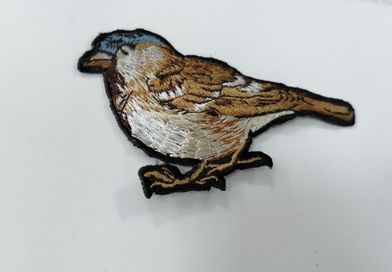 Label Bordir Patch Perpindahan Panas Pakaian Kepadatan Tinggi