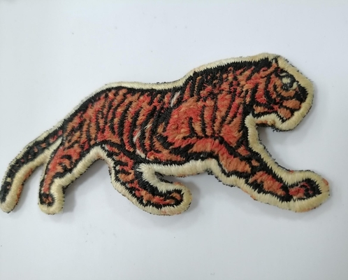 Patch Kain Bordir Disesuaikan yang Dapat Dicuci Label Perpindahan Panas Untuk Pakaian