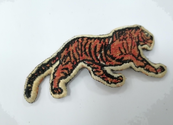 Patch Kain Bordir Disesuaikan yang Dapat Dicuci Label Perpindahan Panas Untuk Pakaian