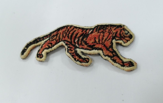 Patch Kain Bordir Disesuaikan yang Dapat Dicuci Label Perpindahan Panas Untuk Pakaian