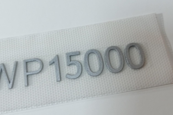 Logo Silikon 3D Dibentuk Label Perpindahan Panas Desain Disesuaikan