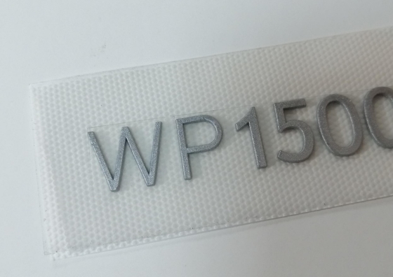 Logo Silikon 3D Dibentuk Label Perpindahan Panas Desain Disesuaikan