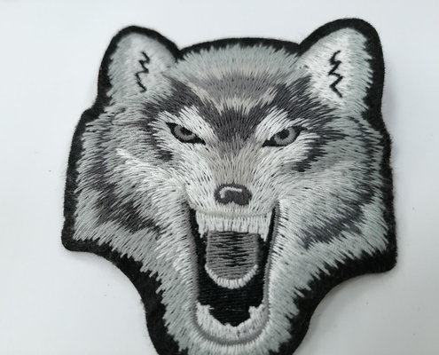 Patch Bordir Tenunan Garmen Untuk Label Perpindahan Panas Pakaian