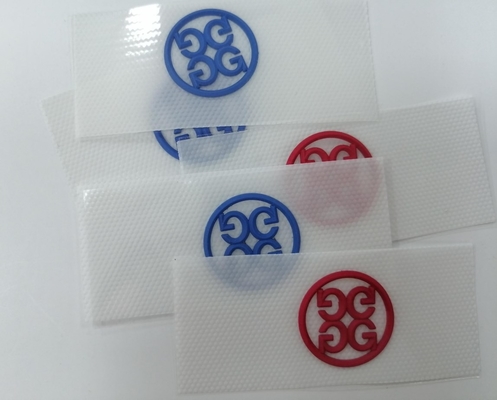 Label Pakaian Perpindahan Panas Silikon Cetakan 3D yang Dapat Dicuci Untuk Pakaian