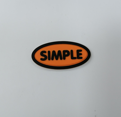 3M Reflektif Timbul Kustom Menjahit Logo Patch Lencana Silikon