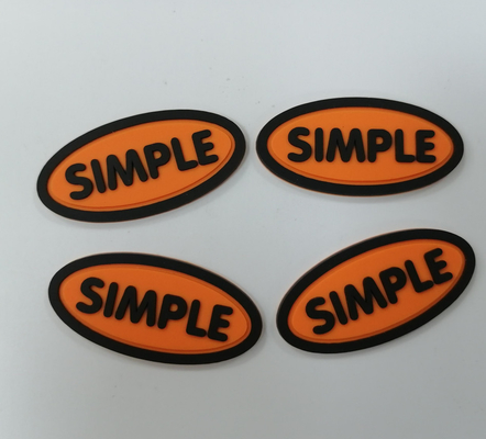 3M Reflektif Timbul Kustom Menjahit Logo Patch Lencana Silikon