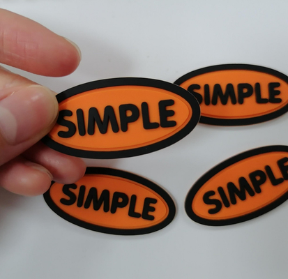 3M Reflektif Timbul Kustom Menjahit Logo Patch Lencana Silikon