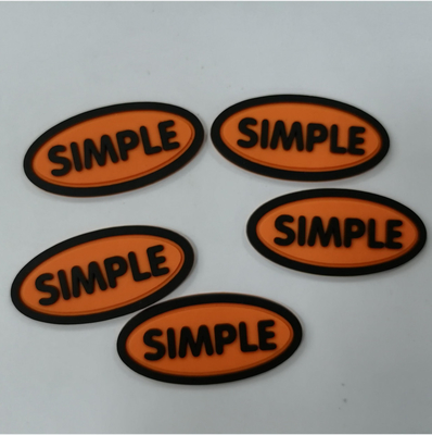 3M Reflektif Timbul Kustom Menjahit Logo Patch Lencana Silikon