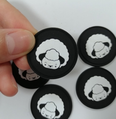 Label Karet Silikon Lencana 3D yang Dapat Dicuci Perpindahan Panas Disesuaikan