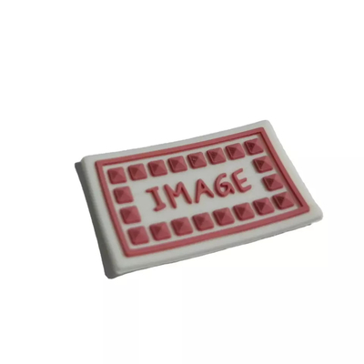 Label Silikon Patch Karet 3D Disesuaikan Perpindahan Panas Dapat Dicuci Untuk Pakaian