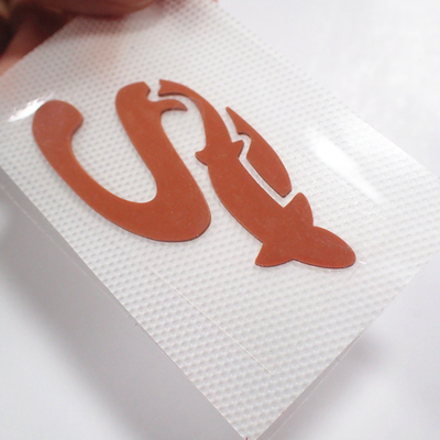 Efek 3D Eco Friendly Silicone Heat Transfer Label Hewan Untuk Garmen