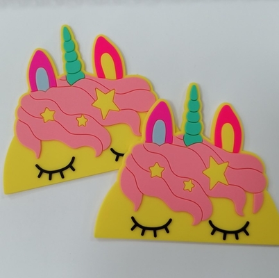 Perpindahan Panas Disesuaikan 3D PVC Silicone Rubber Label Lencana yang Dapat Dicuci