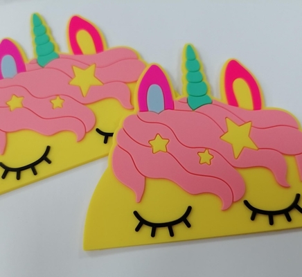 Perpindahan Panas Disesuaikan 3D PVC Silicone Rubber Label Lencana yang Dapat Dicuci