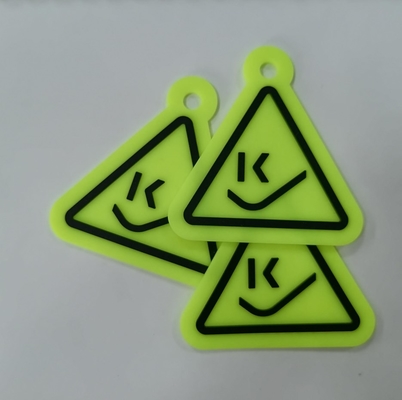 Lencana Patch Karet Silikon 3D PVC Menjahit Di Dapat Dicuci Disesuaikan