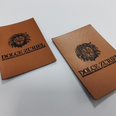 Patch Kulit Timbul Label Kustom Untuk Pakaian Tas Jeans