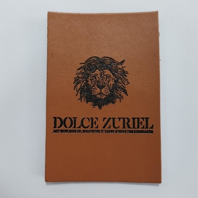 Patch Kulit Timbul Label Kustom Untuk Pakaian Tas Jeans