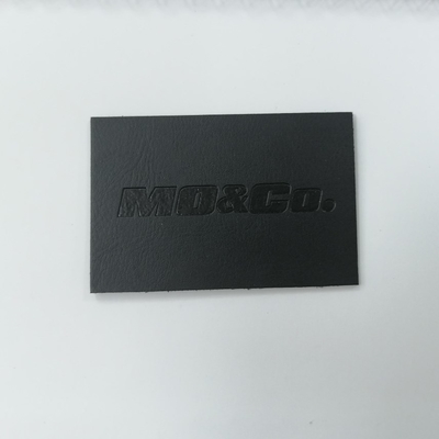 Patch Kulit Timbul Label yang Dapat Dicuci Suede Microfiber PU