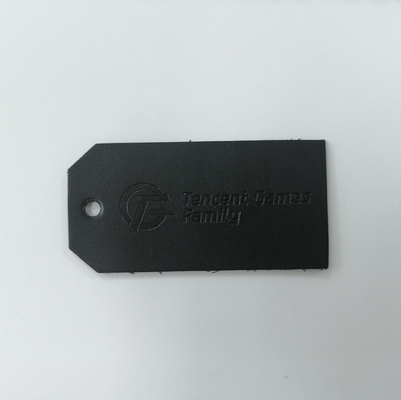 Patch Kulit Timbul Label yang Dapat Dicuci Suede Microfiber PU