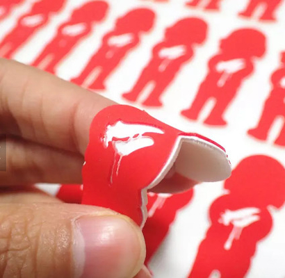 Pakaian Disesuaikan 3D Silica Gel Patch Heat Transfer Printing Logo