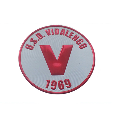 Nama Merek Logo Timbul 3D TPU Patch Untuk Pakaian Klub Sepak Bola