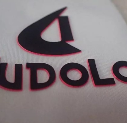 Label Perpindahan Panas Pakaian 3D Printing Silicone Embossing