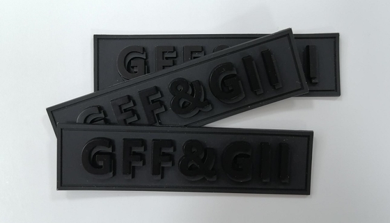 Label Karet Silikon PVC, Lencana Perpindahan Panas 3D Disesuaikan