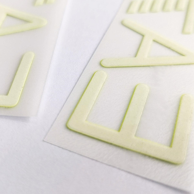 Label Pakaian Perpindahan Panas Silikon 3D Ramah Lingkungan Dengan Efek Reflektif