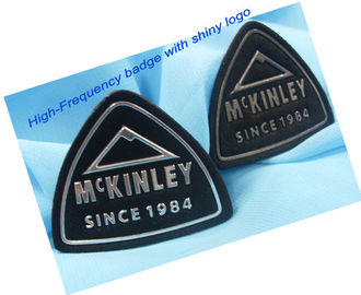 Skuadron Angkatan Udara / Angkatan Laut Patches Label Kulit Faux, Custom Militer Velcro Patch