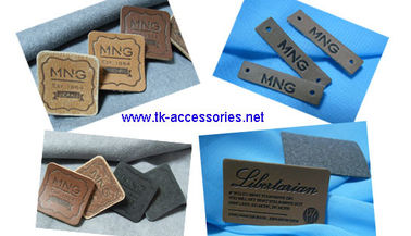 Skuadron Angkatan Udara / Angkatan Laut Patches Label Kulit Faux, Custom Militer Velcro Patch