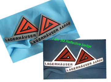 Skuadron Angkatan Udara / Angkatan Laut Patches Label Kulit Faux, Custom Militer Velcro Patch