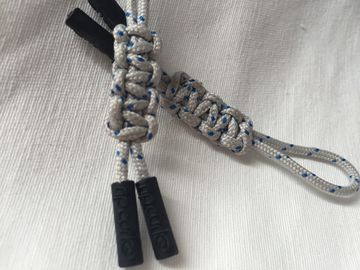 Customized Handmade Paracord Zipper Tarik 3 Colors TPU Injection