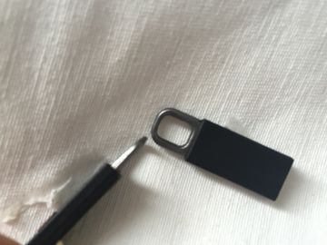 Stainless Steel Zipper Pullers OEM / ODM yang ramah lingkungan