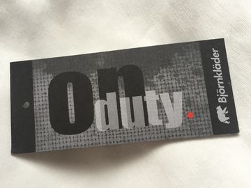 Gradient Color Custom Die Cut Hang Tags, Shadow Effect Custom Apparel Hang Tag