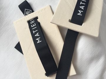 Pita 12mm Meliputi Pakaian Kreatif Hang Tag Ritel Pakaian Tags 3D Merasa