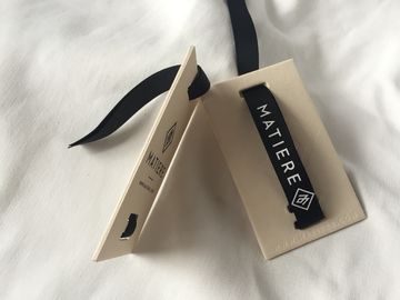 Pita 12mm Meliputi Pakaian Kreatif Hang Tag Ritel Pakaian Tags 3D Merasa