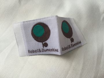 Label tenun Cetak Pita Cuci Label Instruksi Label Perawatan Cuci Garmen