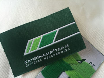 Label Kain Pakaian Pakaian Kecil, Label Jahit Woven yang Dicuci Dipersonalisasi