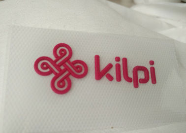 Kualitas tinggi tas pakaian pencetakan kustom termal panas tekan ramah lingkungan timbul 3d logo karet silikon panas transfe