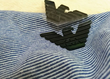 Colorfull 2D Heat Transfer Neck Label, Custom Thermal Transfer Labels Untuk Pakaian