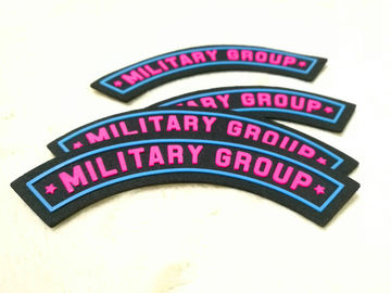 Label Pakaian Karet Berwarna-Warni, Patch Militer yang Dipersonalisasi untuk Topi Taktis