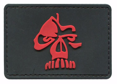 Large Soft Clothing Brand Patch, Custom 3d Rubber Patches Untuk Boots