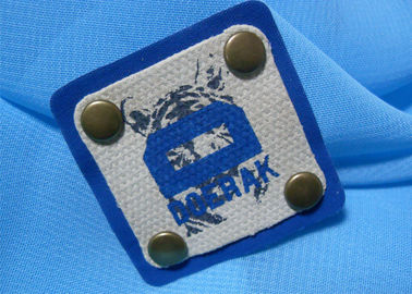 Pita / Satin Tape Silk Screen Printing Label Screen Printed Tags Desain Profesional